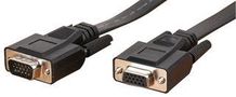 VGA LEAD, FLAT CABLE, M-F, 3M CDEXFLAT-MF03K