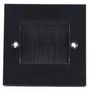 1 GANG BLACK BRUSH FACEPLATE PSG3273