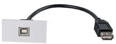 USB B FACEPLATE MODULE - 200MM FLYLEAD PSG3283