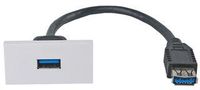 USB 3.0 FACEPLATE MODULE - 200MM FLYLEAD PSG3284