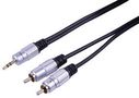 3.5MM JACK TO 2X PHONO PLUGS - 10M PSG08784