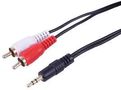 3.5MM STEREO JACK TO 2X PHONO LEAD 5M PSG09074