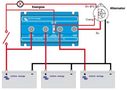 Диодный изолятор с компенсационным диодом Argodiode 80-2SC 2 батареи80A, Victron energy ARG080202000 8719076018995