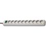 Extension Socket Eco-Line 10-Way 3.00 m Grey - Protective Contact TYPE F BN-1159350010 4007123114528
