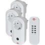 Wireless Switch Set Indoor 3 x F (CEE 7/3) White BN-1507040 4007123643554