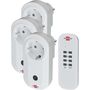 Wireless Switch Set Indoor 3 x F (CEE 7/3) White BN-1507040 4007123643554