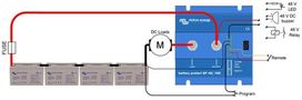 Защита аккумулятора от глубокого разряда BatteryProtect 48V-100A, Victron Energy BPR048100400 8719076021469