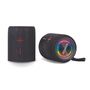Portable Blueooth Speaker 2x10W RMS with RGB Light, Black BST-250 8435256810592