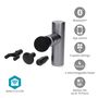 SmartLife Sports Massage Gun | Accu Powered | N/A | Rechargeable | 5 Massage Modes | Conical Head / Drawstring Bag / Flat Head / Spherical Head / U-shape Head | Dark Grey BTHMSG10GY 5412810447329