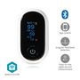 SmartLife Pulse Oximeter | Bluetooth® | OLED Display | Anti-movement interference / Auditory alarm / High precision sensor / Oxygen saturation (SpO2) / Perfusion index (PI) / Pulse rate (PR) | White BTHOX10WT 5412810418381