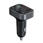 Car Bluetooth 5.3 FM Transmitter 2xUSB + USB-C, Black C10762200113-00 6932172643355