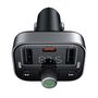 Car Bluetooth 5.3 FM Transmitter 2xUSB + USB-C, Black C10762200113-00 6932172643355