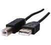 Juhe USB2.0 AM - USB BM pistik 5m must CABLE-141/5HS 4040849689024