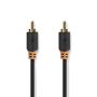Digital Audio Cable | RCA Male | RCA Male | Gold Plated | 2.00 m | Round | PVC | Anthracite | Box CABW24170AT20 5412810265213
