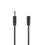 Stereo Audio Cable | 3.5 mm Male | 3.5 mm Female | Nickel Plated | 2.00 m | Round | Black | Box CAGB22050BK20 5412810288083
