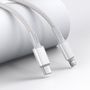 USB Type C kaabel - Lightning Fast Charging PD 20W 2 m valge CATLGD-A02 6953156231955