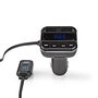 Car FM Transmitter | Fixed | Hands free calling | 0.8 " | LED Screen | Bluetooth® | 5.0 V DC / 1.0 A / 5.0 V DC / 2.4 A | Google Assistant / Siri | Black / Grey CATR123BK 5412810330713