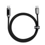 Cable USB C - USB C Plugs 100W (20V/5A) 1.0m with Power Display, Black BASEUS CATSK-B01 6953156206571