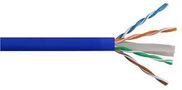 UNSHLD NTWRK CABLE, 4PAIR, 23AWG, 100M CAT6 BLUE 100M
