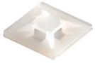 CABLE TIE BASE 28 X 28MM 100-PK NAT UB25 BASE NATURAL