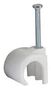 CABLE CLIPS ROUND 10-14MM WHITE 400/PACK ATT23 400
