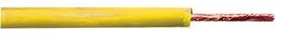 CABLE 55-0.10MM FLEXIBLE WIRE YELLOW 25M PELB0613