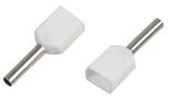 FRENCH TWIN FERRULE WHITE 0.50MM, PK100 DICE2005