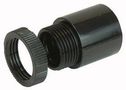 ROUND CONDUIT MALE ADAPTOR BLK 20MM A20LR BLACK