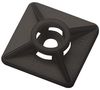 Kaablisideme liimankur 27x27mm 80N, must (100 tk) CBH-27/27B