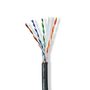 Network Cable Roll | CAT6 | Solid | U/UTP | CCA | 305.0 m | Outdoor | Round | PE | Black | Pull Box CCBG8590BK305S 5412810402021