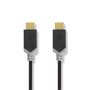 USB Cable | USB 3.2 Gen 1 | USB-C™ Male | USB-C™ Male | 60 W | 4K@60Hz | 5 Gbps | Nickel Plated | 1.00 m | Round | PVC | Anthracite | Window Box CCBW64700AT10 5412810263592