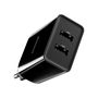 Зарядное устройство 10,5Вт 2xUSB 2.1A, черное CCFS-R01 6953156216426