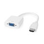 HDMI™ Cable | HDMI™ Connector | VGA Female | 1080p | Nickel Plated | 0.20 m | Straight | PVC | White | Blister CCGB34900WT02 5412810288588
