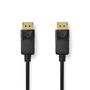 DisplayPort Cable | DisplayPort Male | DisplayPort Male | 8K@60Hz | Gold Plated | 2.00 m | Round | PVC | Black | Box CCGB38010BK20 5412810443338