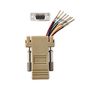 Serial Adapter | Adapter | D-SUB 9-Pin Male | RJ45 Female | Nickel Plated | Ivory | Box CCGB52821IV 5412810421237
