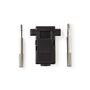D-Sub Connector Hood | D-SUB 9-Pin | Neutral | Nickel Plated | PVC | Black | Box CCGB52890BK 5412810421251