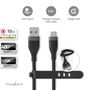 USB Cable | USB 2.0 | USB-A Male | USB-C™ Male | 15 W | 480 Mbps | Nickel Plated | 1.50 m | Round | Silicone | Black | Box CCGB60800BK15 5412810417933