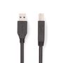 USB Cable | USB 3.2 Gen 1 | USB-A Male | USB-B Male | 5 Gbps | Nickel Plated | 2.00 m | Round | PVC | Black | Box CCGB61100BK20 5412810421923