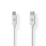 Lightning Cable | USB 2.0 | Apple Lightning 8-Pin | USB-C™ Male | 480 Mbps | Nickel Plated | 2.00 m | Round | PVC | White | Label CCGL39650WT20 5412810421077