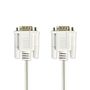 Serial Cable | D-SUB 9-Pin Male | D-SUB 9-Pin Male | Nickel Plated | 2.00 m | Round | PVC | Ivory | Label CCGL52000IV20 5412810421084