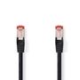 CAT6 Network Cable | RJ45 Male | RJ45 Male | S/FTP | 15.0 m | Round | LSZH | Black | Label CCGL85221BK150 5412810423217