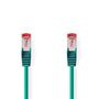 CAT6 Network Cable | RJ45 Male | RJ45 Male | S/FTP | 1.00 m | Round | LSZH | Green | Label CCGL85221GN10 5412810423422