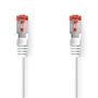 CAT6 Network Cable | RJ45 Male | RJ45 Male | S/FTP | 1.00 m | Round | LSZH | White | Label CCGL85221WT10 5412810423927