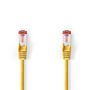 CAT6 Network Cable | RJ45 Male | RJ45 Male | S/FTP | 10.0 m | Round | LSZH | Yellow | Label CCGL85221YE100 5412810424085