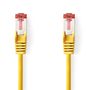 CAT6 Network Cable | RJ45 Male | RJ45 Male | S/FTP | 1.00 m | Round | LSZH | Yellow | Label CCGL85221YE10 5412810424078