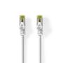 CAT7 Network Cable | S/FTP | RJ45 Male | RJ45 Male | 0.25 m | Snagless | Round | LSZH | White | Label CCGL85420WT025 5412810452828