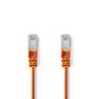 CAT5e Network Cable | SF/UTP | RJ45 Male | RJ45 Male | 7.50 m | Round | PVC | Orange | Polybag CCGP85121OG75 5412810276219