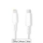 Lightning Cable | USB 2.0 | Apple Lightning 8-Pin | USB-C™ Male | 480 Mbps | Nickel Plated | 1.00 m | Round | PVC | White | Box CCGW39650WT10 5412810315505