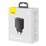 Wall Quick Charger 20W USB + USB-C QC3.0 PD3.0, Black CCXJ-B01 6953156207233