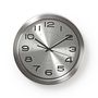 Wall Clock | Diameter: 300 mm | Stainless Steel | Silver CLWA010MT30SR 5412810270163